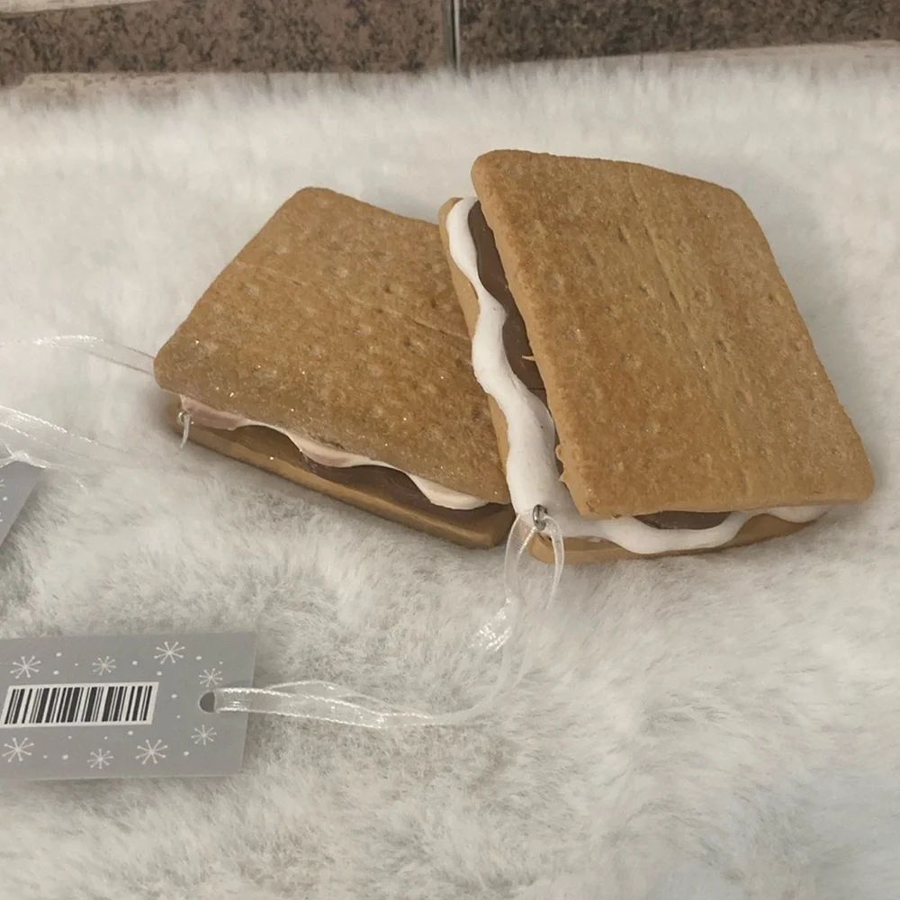 Faux S’mores Ornaments